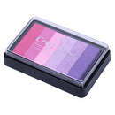 Ink Pad Korea Stationery DIY Craft for Paper Fabric Wood Colorful Rainbow 2