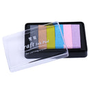 Fashion Ink Pad Korea Stationery DIY Craft for Paper Fabric Wood Colorful Rainbow 3