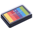 Fashion Ink Pad Korea Stationery DIY Craft for Paper Fabric Wood Colorful Rainbow 5