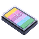 Fashion Ink Pad Korea Stationery DIY Craft for Paper Fabric Wood Colorful Rainbow 7