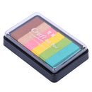 Fashion Ink Pad Korea Stationery DIY Craft for Paper Fabric Wood Colorful Rainbow 9