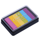 Fashion Ink Pad Korea Stationery DIY Craft for Paper Fabric Wood Colorful Rainbow 10