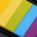 Fashion Ink Pad Korea Stationery DIY Craft for Paper Fabric Wood Colorful Rainbow 10