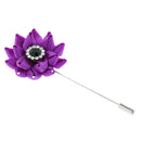 Fashionable Rhinestone Crystal Flower Brooch Pin Wedding Party Supplies