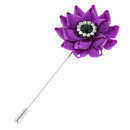 Fashionable Rhinestone Crystal Flower Brooch Pin Wedding Party Supplies