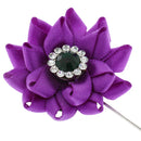 Fashionable Rhinestone Crystal Flower Brooch Pin Wedding Party Supplies