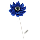 Fashionable Rhinestone Crystal Flower Brooch Pin Up Accessory Wedding Party Supplies