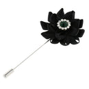 Vintage Rhinestone Crystal Flower Brooch Pin Up Accessory Wedding Party Supplies