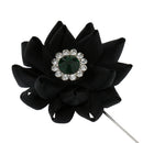 Vintage Rhinestone Crystal Flower Brooch Pin Up Accessory Wedding Party Supplies