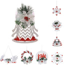 Jingle Bell Christmas Tree Ornaments Xmas Home Hanging Decoration Door Window Decor