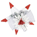 Glitter Christmas Tree Ornament Decoration Christmas Tree Top Star Xmas Topper Star