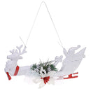 Santa Claus Sled Christmas Tree Ornaments Xmas Home Hanging Decoration Door Window Decor