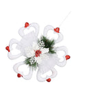 Flower Christmas Tree Ornaments Xmas Home Hanging Decoration Door Window Decor