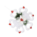 Flower Christmas Tree Ornaments Xmas Home Hanging Decoration Door Window Decor