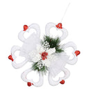 Flower Christmas Tree Ornaments Xmas Home Hanging Decoration Door Window Decor