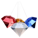 Cute Wonderful Shimmering Diamond Topper For Christmas Tree Decor Hanging Ornament Gift Red S