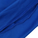 Mens Half Zip Design Casual Clothing Sportswear Gym Running Jogging Hooded Pullover Sweatshirt Blue M