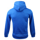 Mens Half Zip Design Casual Clothing Sportswear Gym Running Jogging Hooded Pullover Sweatshirt Blue XXXL