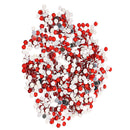 Acrylic Rhinestone Gem Crystals Nail Art Cell Phone Glasses Card DIY Craft Accessory Red PACK OF 2880PCS 4mm