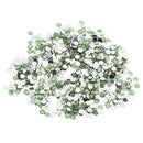 Acrylic Rhinestone Gem Crystals Nail Art Cell Phone Glasses Card DIY Craft Accessory Light Green PACK OF 2880PCS 4mm