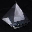 Glass Pyramid Shape Clear Tabletop Succulent Plant Terrarium Box Hanging Planter Flower Fern Moss Pot