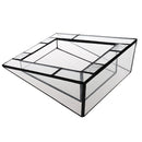 Open Glass Geometric Terrariumn Tabletop Succulent Air Plant Box Planter Moss Fern Pot
