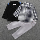 Set Of 3PCS Boys Cotton Coat With Shirt Pants For Pageant Wedding Party Birthday Photography Costume Daily Wear Accessories 5T