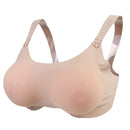 Adjustable Strap Pocket Silicone Bra Lingerie Underwear For Crossdressers Mastectomy Fancy Dress Cosplay 38/85 Skin Color