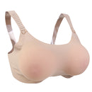 Adjustable Strap Pocket Silicone Bra Lingerie Underwear For Crossdressers Mastectomy Fancy Dress Cosplay 38/85 Skin Color