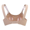 Adjustable Strap Pocket Silicone Bra Lingerie Underwear For Crossdressers Mastectomy Fancy Dress Cosplay 38/85 Skin Color
