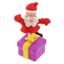 4 Pieces Christmas Xmas Gift Rubber Erasers Kids School Student Stationery Supplies Novelty