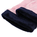 Women warm Long Sleeves Pyjamas Set Nightwear Sleepwear Pink XXL