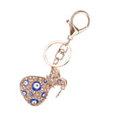 Alloy Rhinestone Charms Vase Design Pendant Keychain Keyring Womens Handbag Purse Car Key Hanging Ornaments
