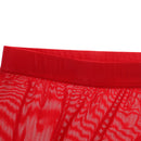 Men Fashionable Long Transparent Mesh Pants Trouser For Daily Wear Sports Yoga Gym S Red
