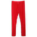 Men Fashionable Long Transparent Mesh Pants Trouser For Daily Wear Sports Yoga Gym L Red