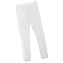 Men Fashionable Long Transparent Mesh Pants Trouser For Daily Wear Sports Yoga Gym S White
