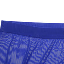 Men Fashionable Long Transparent Mesh Pants Trouser For Daily Wear Sports Yoga Gym S Blue