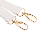 Women Girls Fashonable Adjustable DIY Shoulder Crossbody Bag Handles Straps Handbag Purse Replacement Accessory White