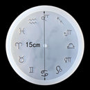 Silicone Pendant DIY Molds Resin Jewelry Making Tools Horoscope Clock Shape