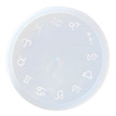 Silicone Pendant DIY Molds Resin Jewelry Making Tools Horoscope Clock Shape