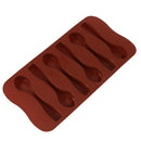 Silicone Fondant Cake Sugarcraft Decorating Mould Baking Tools Spoon Shape
