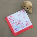 12PCS/Set Womens Girls Wedding Party Clothing Schoolgoing Kids Cotton Floral Pattern Charms Handkerchief Hanky