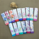 12PCS/Set Womens Girls Wedding Party Clothing Schoolgoing Kids Cotton Floral Pattern Charms Handkerchief Hanky