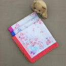 12PCS/Set Womens Girls Wedding Party Clothing Schoolgoing Kids Cotton Floral Pattern Charms Handkerchief Hanky