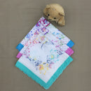 12PCS/Set Womens Girls Wedding Party Clothing Schoolgoing Kids Cotton Floral Pattern Charms Handkerchief Hanky