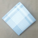 12Pcs/Set Mens Wedding Party Office Clothing Check Design Pocket Square Cotton Handkerchiefs Hanky Style 1