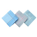 12Pcs/Set Mens Wedding Party Office Clothing Check Design Pocket Square Cotton Handkerchiefs Hanky Style 2