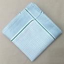 12Pcs/Set Mens Wedding Party Office Clothing Check Design Pocket Square Cotton Handkerchiefs Hanky Style 2