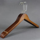 10 Pieces Solid Wood Clothes Hanger Adult Wooden Hangers Durable Drying Rack