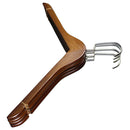 10 Pieces Solid Wood Clothes Hanger Adult Wooden Hangers Durable Drying Rack